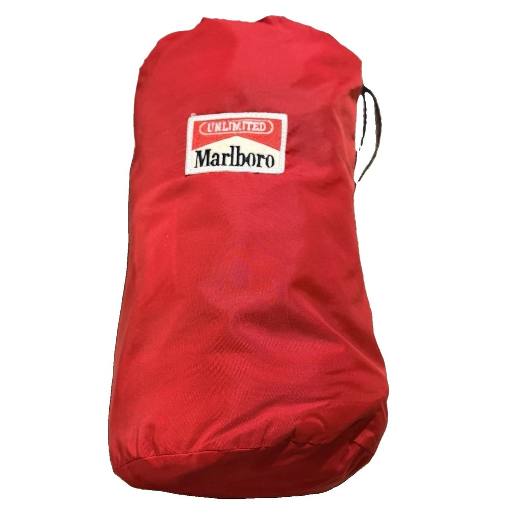 Vintage 90s Marlboro Unlimited Sleeping Bag With Carry Bag Never Used